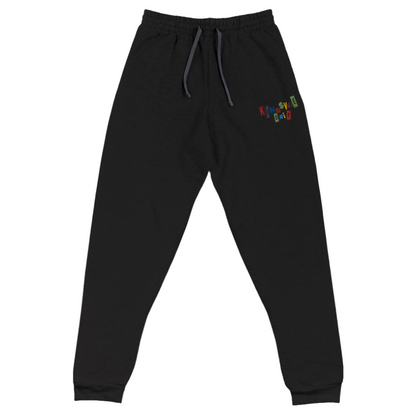 Color Block Embroidered Joggers