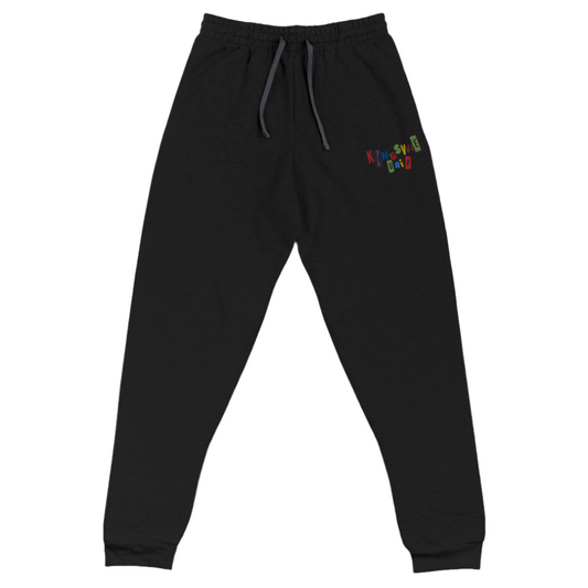 Color Block Embroidered Joggers